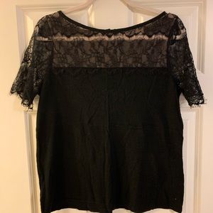 Loft lace tshirt